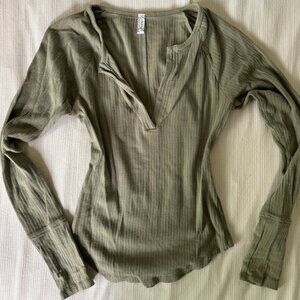 Free people ribbed longsleeve
